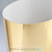 Pudła i kartony archiwizacyjne - Galeria papieru Papier Karton ozdobny LUSTRZANY ZŁOTY A4 300g opakowanie 10 arkuszy - miniaturka - grafika 1