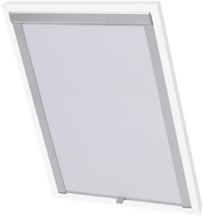 vidaXL Roleta zaciemniająca biała U08/808/UK08 - Rolety - miniaturka - grafika 2