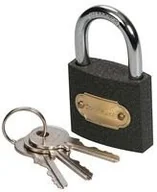 Kłódki - Silverline MSS03I kłódka żeliwna, 40 mm MSS03I - miniaturka - grafika 1