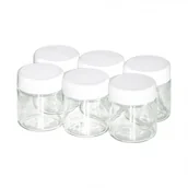 Akcesoria i części AGD - Steba Zestaw 6 szklanych słoiczków na jogurty 99.25.00 - miniaturka - grafika 1