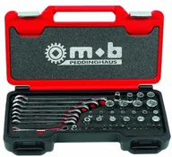 Klucze i nasadki - Peddinghaus PEDDINGHAUS NARZĘDZIA RĘCZNE VERTRIEBS Fusion Box nośnik klucz grzechotkowy/klucz nasadowy 1/4 z 1/2 44-częściowy, 9436044001 - miniaturka - grafika 1