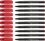 Cienkopisy - Schneider Topliner 967 cienkopis (grubość kreski 0,4 mm) 10 sztuk czerwony 9672 - miniaturka - grafika 1