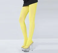 Dodatki do strojów karnawałowych - GoDan _xx_Rajstopy "Neonowe, żółte" 070065 - miniaturka - grafika 1