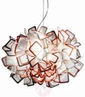 Lampy sufitowe - Slamp Fascynująca lampa wisząca CLIZIA, pomarańczowa - miniaturka - grafika 1