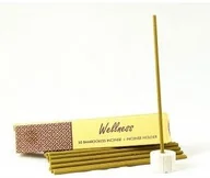 Kadzidła i dodatki - Song Of India Nie zawierające bambusa kadzidła indyjskie z ceramicznym stojakiem WELLNESS 50 sztuk - miniaturka - grafika 1