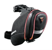 Sakwy rowerowe - Topeak Torebka podsiodłowa TOPEAK Aero Wedge iGlow czarny / Rozmiar: S TIG-AW01 - miniaturka - grafika 1