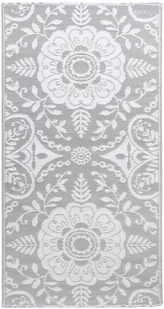 VidaXL Dywan na zewnątrz, jasnoszary, 80x150 cm, PP! 310448 VidaXL - Dywany zewnętrzne - miniaturka - grafika 2