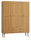 Szafy - Meble Magnat Szafa sosnowa Venuci wieszak/półki szuflada 2 160 - miniaturka - grafika 1