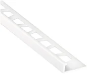 Listwy i profile - Cezar STANDERS Profil do glaury PVC ozdobny 10 mm / 2.5 m Biały zimny - miniaturka - grafika 1