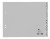 Przekładki do segregatorów - DURABLE Przekładki A-Z do segregatora A4 szare 6500-10 - miniaturka - grafika 1