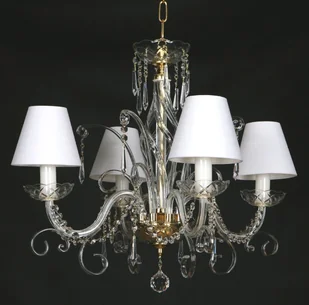 Elita bohemia Żyrandol kryształowy 4-ramienny - Bohemia L 416/4/12 sirm - Lampy sufitowe - miniaturka - grafika 8