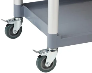 APS Wózek kelnerski trzypółkowy z polipropylenu 1080x500x960 mm | 11945 11945 - Wózki na żywność - miniaturka - grafika 3