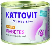 Mokra karma dla kotów - Kattovit Diabetes Kurczak 24 x 185 g - miniaturka - grafika 1