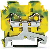 Kostki, złączki, wtyczki - Wago Terminal przewodzący ochronny 8 mm Sprężynowe Alokacja Terre zielono-żółty 282-107 50 szt - miniaturka - grafika 1