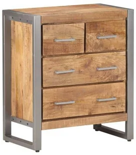 vidaXL Lumarko Szafka, 60x35x70 cm, surowe drewno mango 323485 - Szafki do salonu - miniaturka - grafika 10