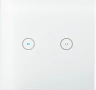 Systemy inteligentnych domów - Nedis Nedis Nedis WiFi Smart Light Switch | Dual WIFIWS20WT - miniaturka - grafika 1
