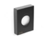 Chusteczki nawilżane - HOZZE 200-030B POJEMNIK NA TOREBKI HIGIENICZNE CZARNY MAT - miniaturka - grafika 1