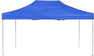 vidaXL Profesjonalny, składany namiot imprezowy, 4,5 x 3 m, niebieski - Pawilony ogrodowe - miniaturka - grafika 4