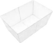 Akcesoria łazienkowe - Sepio Sepio Koszyk Modena biały 13x30x20 cm - miniaturka - grafika 1