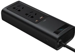 Baseus In-car Inverter | Ładowarka samochodowa inwerter przetwornica 12V - 220V 150W USB-A USB-C PD QC3.0 CRNBQ-A01 - Ładowarki samochodowe - miniaturka - grafika 7