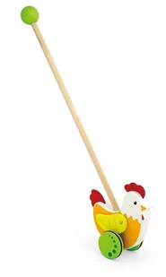 VIGA Pchacz kurka (50964) 6934510509644 - Jeździki dla dzieci - miniaturka - grafika 3