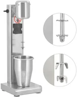 Inne urządzenia gastronomiczne - vidaXL Mikser do koktajli mlecznych, stal nierdzewna, 1 L vidaXL - miniaturka - grafika 1