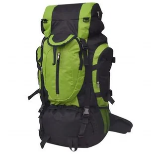 vidaXL vidaXL Plecak turystyczny XXL 75 L, czarno-zielony - Plecaki - miniaturka - grafika 7