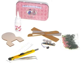 Domek dla lalek drewniany model mini kawiarnia DIY KX6530_3 - Domki dla lalek - miniaturka - grafika 5