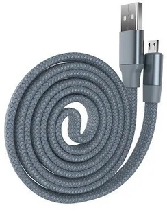 Devia Kabel USB-microUSB Ring Y1 szary 0,8m - Kable USB - miniaturka - grafika 6