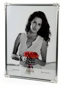 Ramki na zdjęcia - Poldom Ramka 15x20 srebrna BLOSSOMS R 105 MS R68R105S - miniaturka - grafika 1