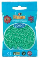 Zabawki kreatywne - Hama Perły 501-11 - mini perły, 2000 sztuk jasnozielone - miniaturka - grafika 1