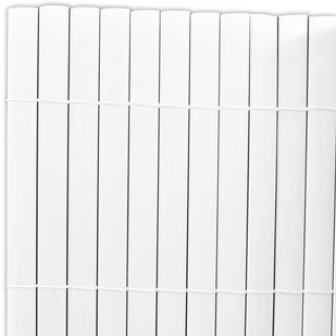 vidaxl Ogrodzenie dwustronne, białe, 90x300 cm - Ogrodzenia - miniaturka - grafika 3