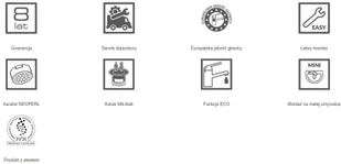 Laveo Zorita stojąca wysoka z korkiem BAZ_72ND - Baterie umywalkowe - miniaturka - grafika 2