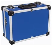 Skrzynki i torby narzędziowe - Perel Perel WALIZKA NARZĘDZIOWA ALUMINIOWA - 320 x 230 x 155 mm - NIEBIESKA 1821-BL - miniaturka - grafika 1