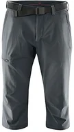 Bielizna sportowa męska - Maier Sports 3/4 męskie spodnie jennisei, szary 131002 - miniaturka - grafika 1