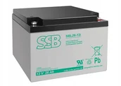 Baterie do zasilaczy awaryjnych UPS - SSB Akumulator Sbl 26-12i Agm 26Ah 12V 10-12 lat - miniaturka - grafika 1