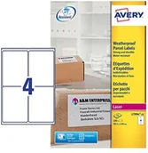 Dodatki do drukarek i skanerów - Avery l7993 25 odporna na warunki atmosferyczne etykiety na przesyłki L7994-25 - miniaturka - grafika 1