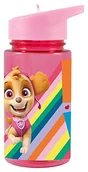 Butelki dla niemowląt - POS POS 29232049 Paw Patrol P:os 29232049-Paw butelka na napoje dla dziewcząt, przezroczysta butelka ze zintegrowaną słomką do podnoszenia, ok. 430 ml, z tworzywa sztucznego, bez BPA i ftalanów 29232049 - miniaturka - grafika 1