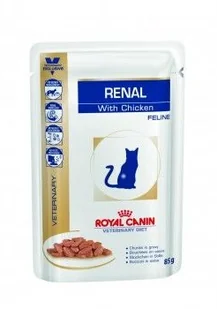 Royal Canin weterynaria Renal with Chicken 12x85g saszetka 16603-uniw - Mokra karma dla kotów - miniaturka - grafika 2