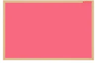 Tablice i flipcharty - MEMOBOARDS Tablica suchośiceralno-magnetyczna 40x60 różowa drewno - miniaturka - grafika 1