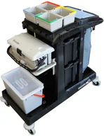 Wózki serwisowe - Numatic Numatic EM5 z SRK17 + SRK21 wózek serwisowy z wiaderkami do dezynfekcji EM5 SRK17 SRK21 - miniaturka - grafika 1