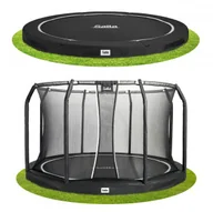 Trampoliny - Salta Trampolina Premium Ground Combo 251cm czarna - miniaturka - grafika 1
