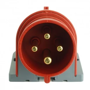 TP Electric Wtyczka natynkowa 4P 32A 400V IP44 6062 3126-312-1600 - Osprzęt siłowy - miniaturka - grafika 3