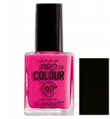 Lakiery do paznokci - Avon Szybkoschnący Lakier paznokci Power Black 60s - miniaturka - grafika 1