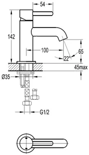 Omnires Y1210 - Baterie umywalkowe - miniaturka - grafika 2