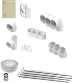 Odkurzacze centralne - Vacusweep Zestaw montażowy na 1 punkt + gniazdo Deco - miniaturka - grafika 1