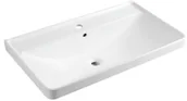 Umywalki - Lavita Nevada Umywalka meblowa 81,5x47,5 cm biała 5908211406091 - miniaturka - grafika 1