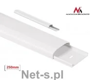 Maclean Maskownica do kabli biała MC-694W 60 x 20 x 250 mm - Maskownice do kabli - miniaturka - grafika 2