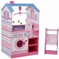 Domki dla lalek - Teamson Olivia's Little World Olivia's Little World Olivia's Little World Kids 18 cali lalki drewniane domek dla lalek dwustronny Nursery TD-11460W - miniaturka - grafika 1