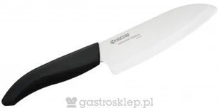 Kyocera Nóż Santoku 14 cm White Series (FK-140WH-BK) - Noże kuchenne - miniaturka - grafika 4